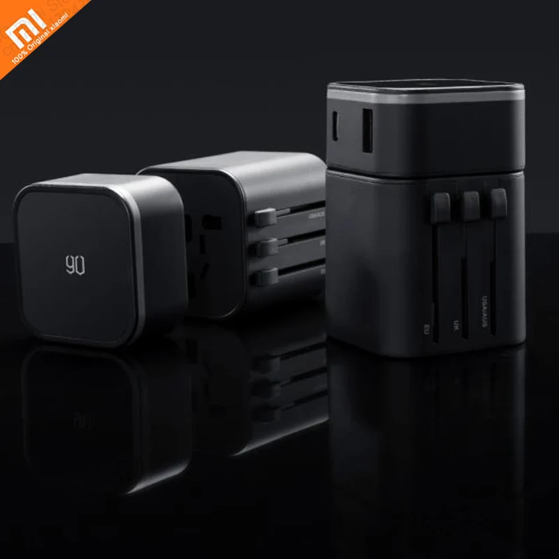 Новейший xiaomi mijia 90Fun Многофункциональный переходник Универсальный многофункциональный 3,0 разъем для быстрой зарядки для путешествий