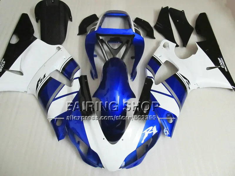 Комплект обтекателей P6RV для YAMAHA YZF R1 YZF1000 98 99 инъекция мотоцикла темно синие белые
