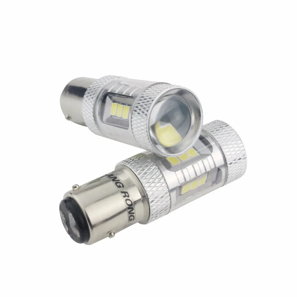 ANGRONG 2x566 P21/4W BAZ15d 7225 15w светодиодный габаритный фонарь заднего хода DRL(CA313)|drl light|drl