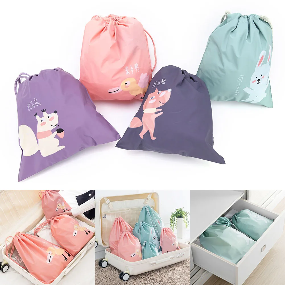 

3 Pcs/set Travel Waterproof Bags Organizer For Clothe Shoes Underwear Socks 3 Size 4 Colors to Choose