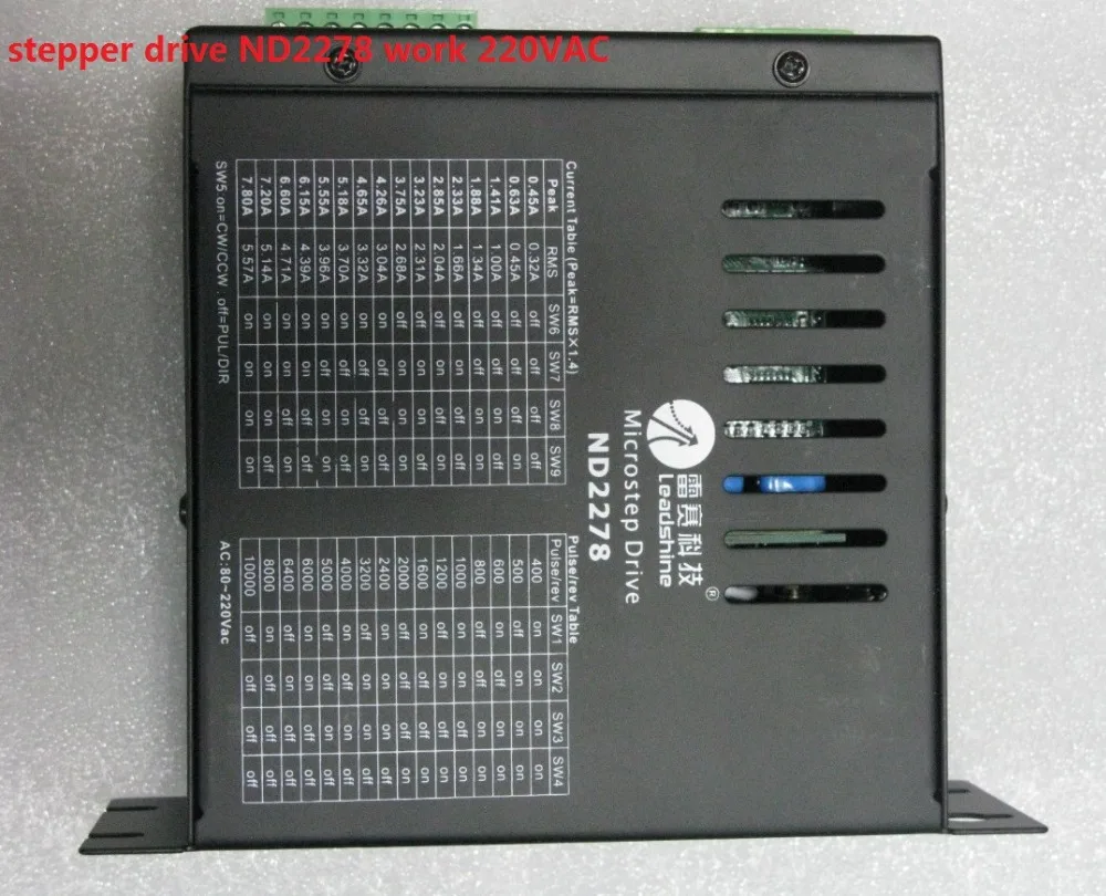 Leadshine DM2282 цифровой шаговый Драйвер 2 8.2A 80 220 В переменного тока Замена MD2278 ND2278|cnc