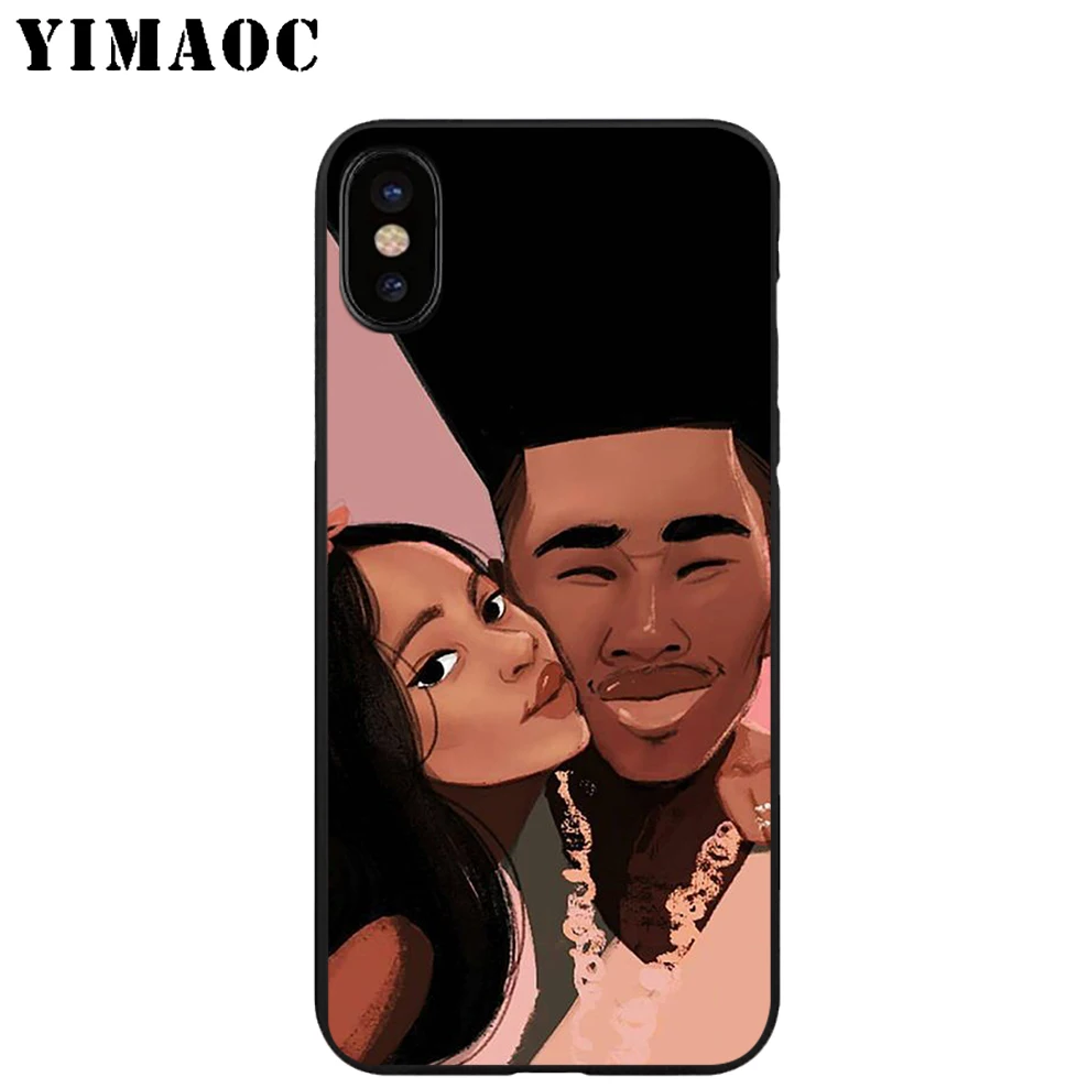 YIMAOC Melanin Girl Rants Мягкий ТПУ Черный силиконовый чехол для iPhone X или 10 8 7 6S Plus 5 5S SE Xr Xs Max