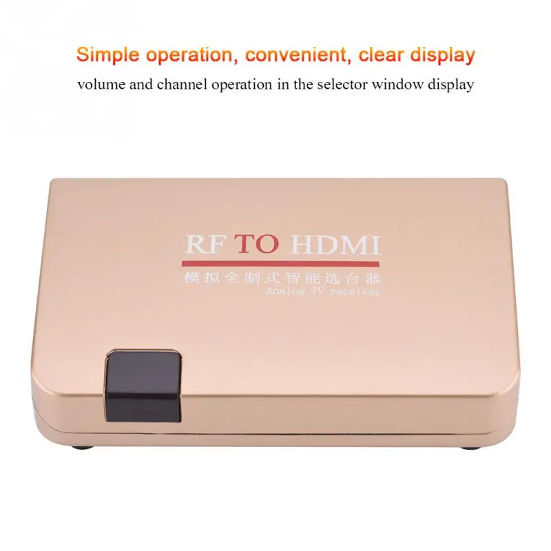 Универсальный конвертер RF в HDMI адаптер для аналогового ТВ-приемника цифровой