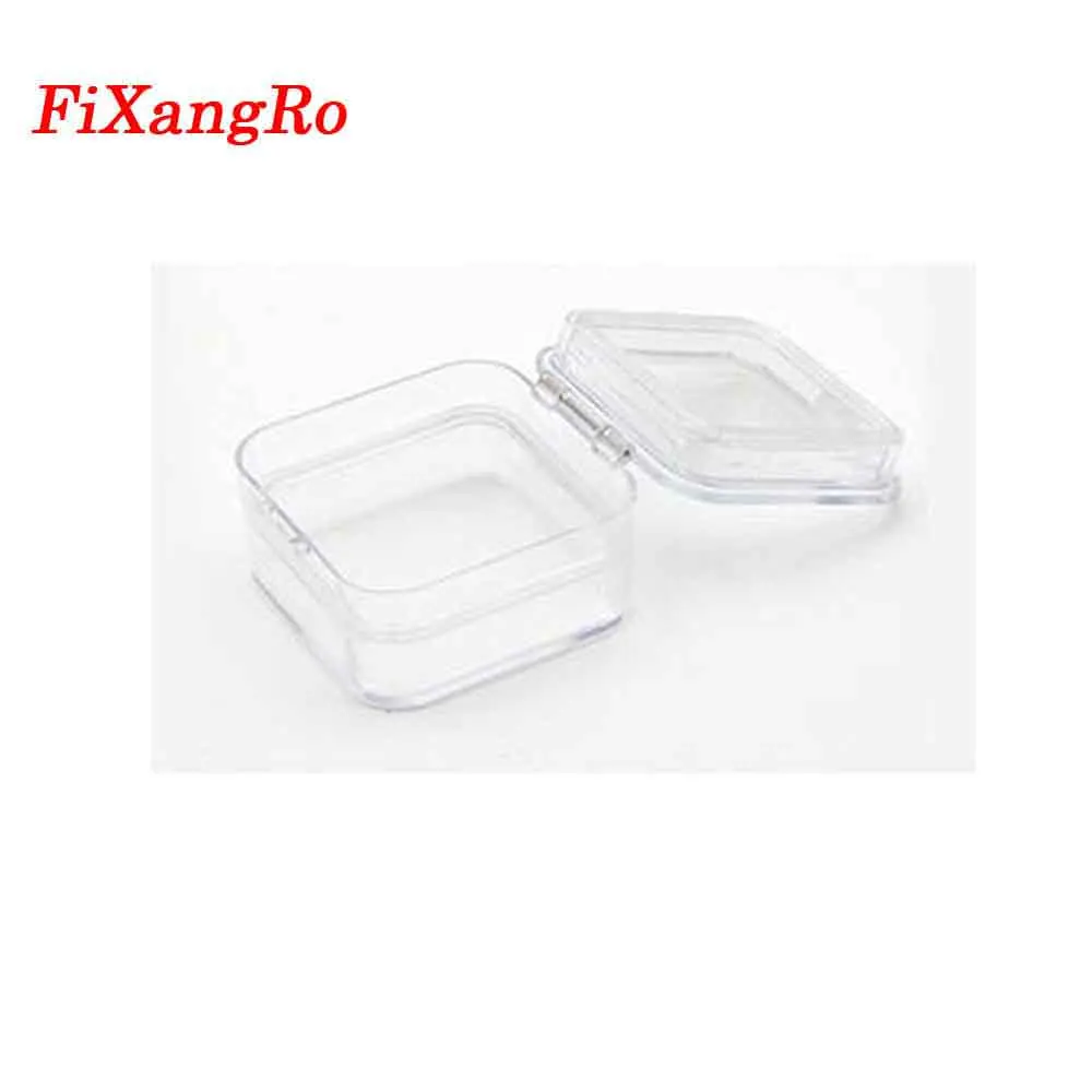 30pcs/ lot 2 inch Denture Crown Boxes Membrane Boxes with clear plastic Storage Boxes