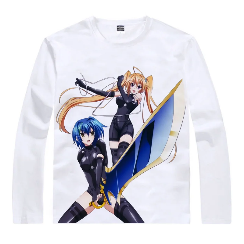 Style 4 Coolprint аниме рубашка школа DXD BorN футболки мульти-стиль длинный рукав Xenovia Quarta Akeno Himejima Косплей Motivs рубашки - Цвет: Style 4