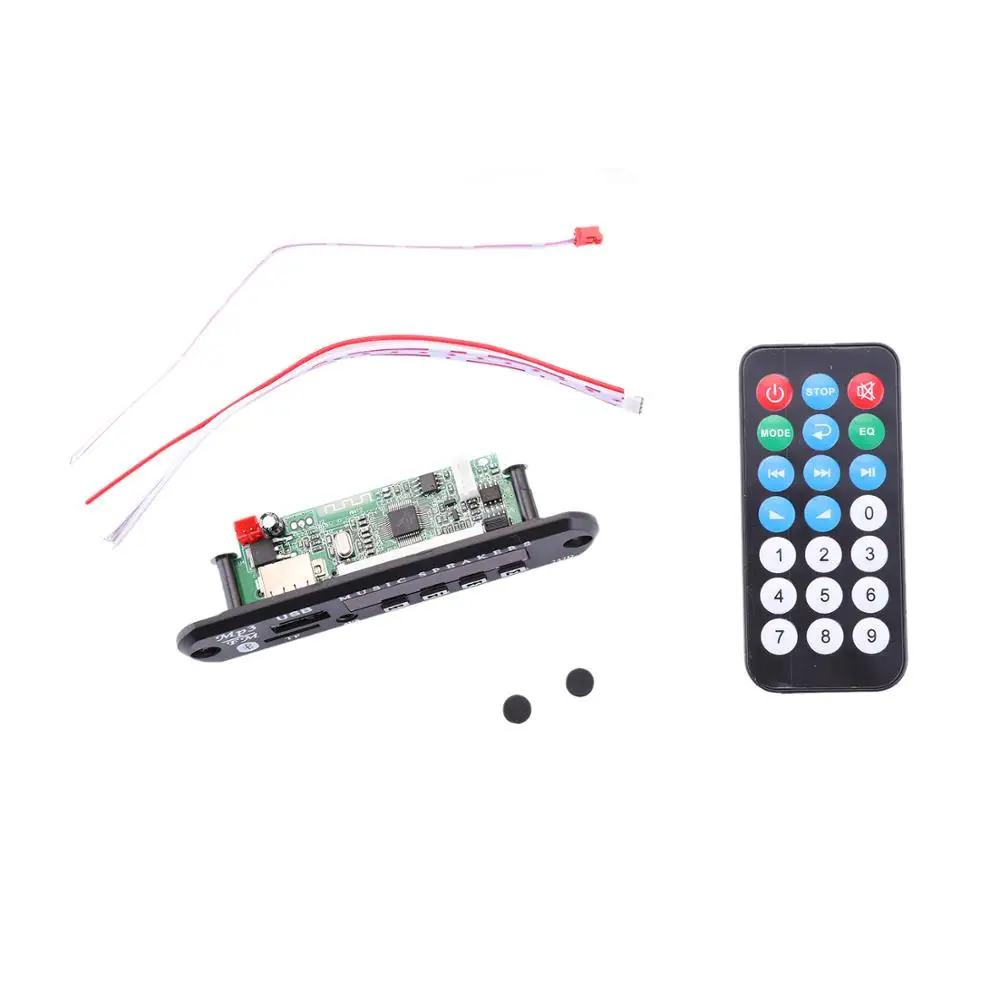 7 12 V Авто USB Bluetooth MP3 WMA FM AUX декодер доска аудио модуль поддержка TF SD