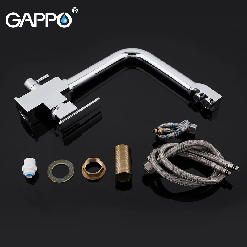 Кухонный Смеситель GAPPO латунный кран с фильтром для воды одно отверстие экономия