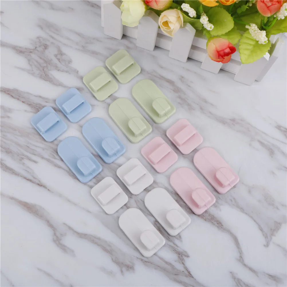 4 шт./лот прочный мини клейкий крючок набор крючков пульт дистанционного