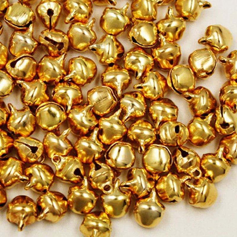 2 Style Mix Colors Loose Beads Small Jingle Bells Christmas Decoration Gift Wholesale Tree Decorations/DIY Crafts Accessories | Дом и сад