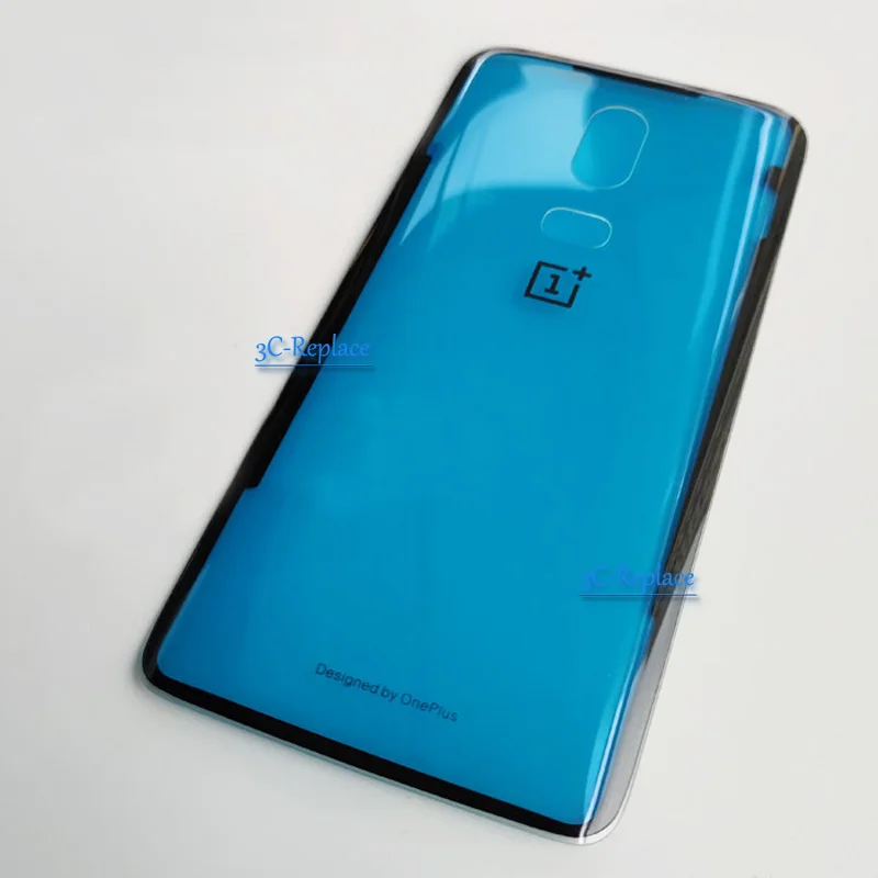 6,3 дюймов черный/белый/красный для OnePlus One Plus 6 A6000 A6003 задняя Батарея крышка дверца батарейного Корпус чехол сзади Стекло запчасти