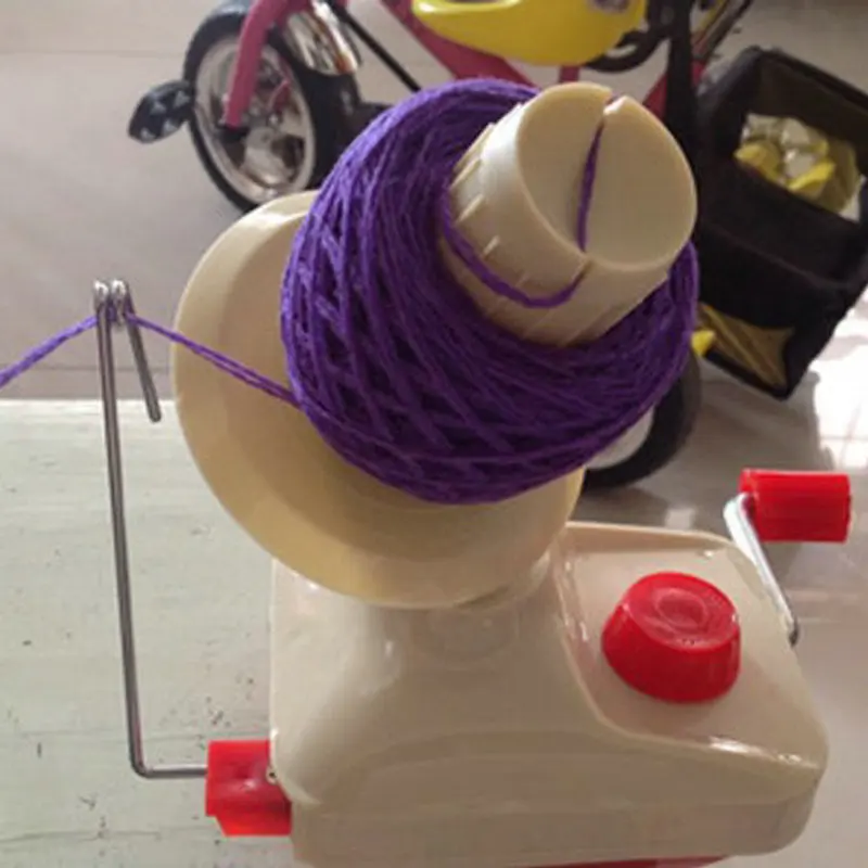 

KOKNIT Household Swift Yarn Fiber String Ball Wool Winder Holder Winder Fiber Yarn Craft Tool Hand Operated Cable Winder Machine