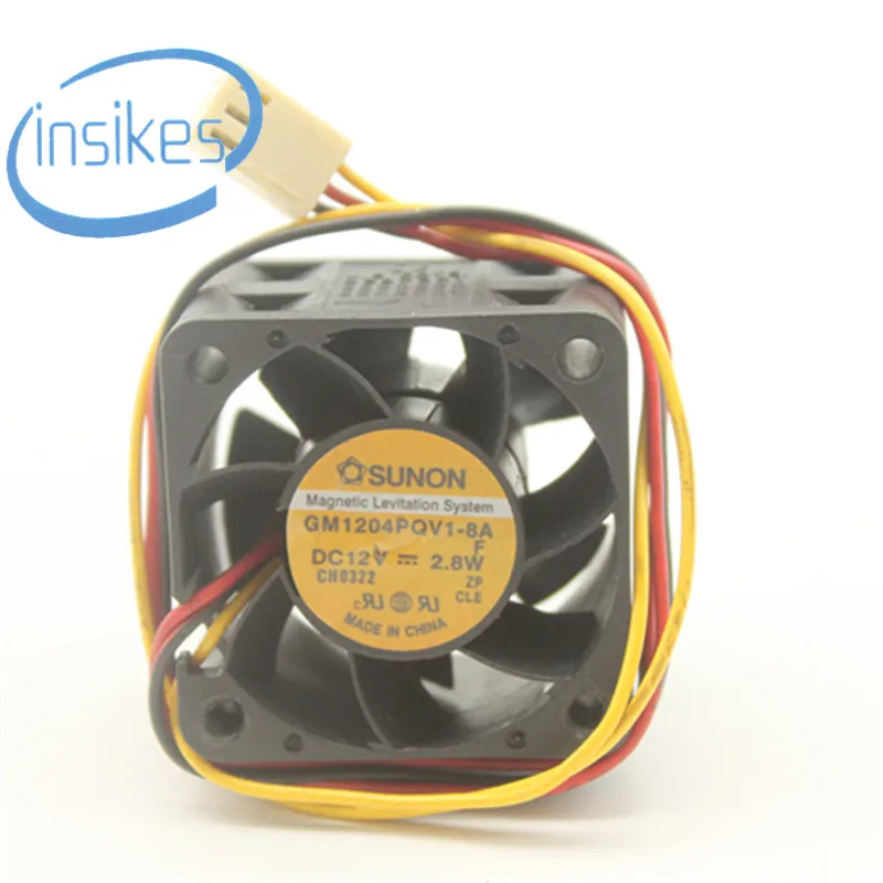 Sunon GM1204PQV1 8A DC 12V 0.24A 2 8 W ноутбук двойной шариковый подшипник 4028 40*40*28 мм вентилятор