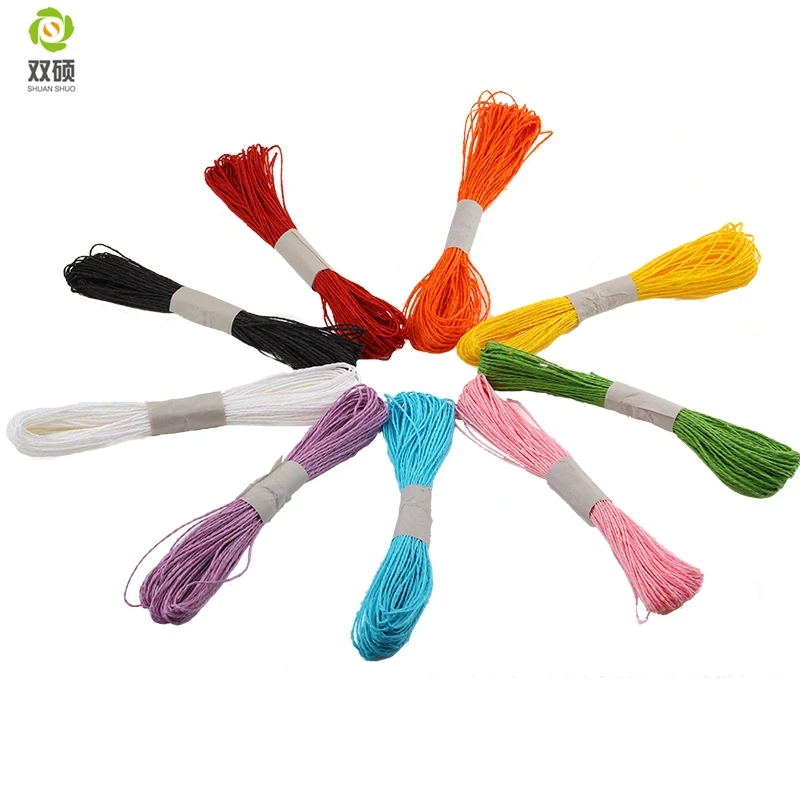 Бумажная веревка двойного цвета 30 цветов|colored rope|handmade ropediy rope |