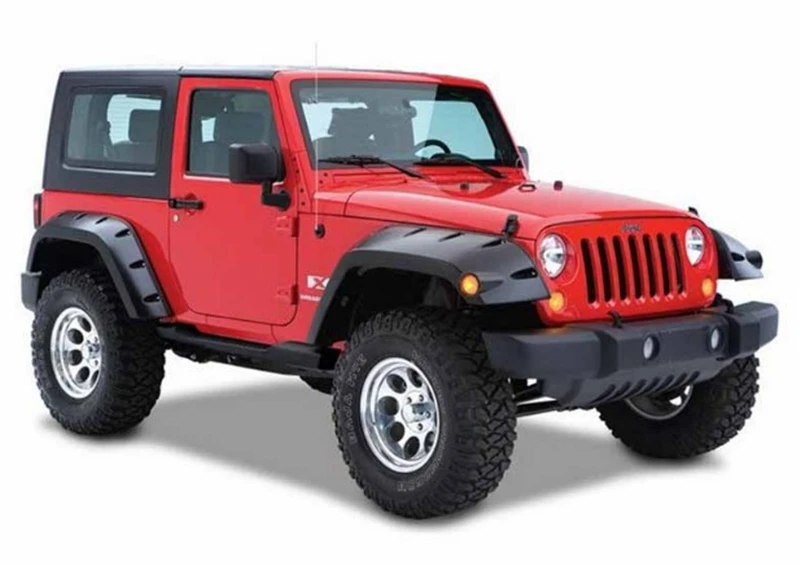 Для Jeep Wrangler JK 2007 2017 ABS пластиковые Брызговики арки колеса бровей|Грязезащита| |
