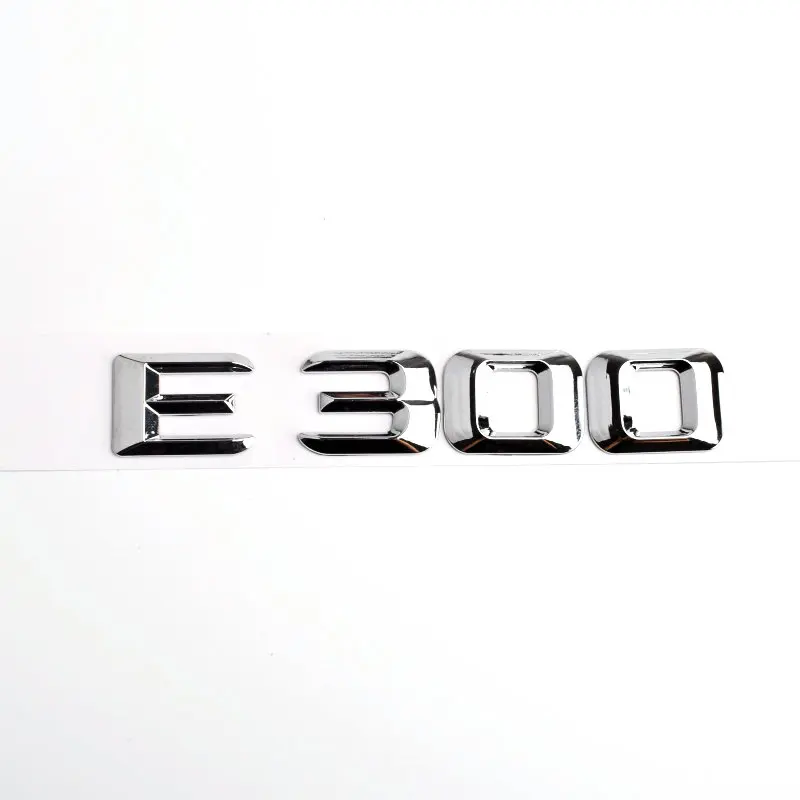 Trunk Rear Emblem Badge Chrome Letters E 200 260 for Mercedes Benz W211 W212 W213 CLASS E200 E260 E300 E320 E350 E55 4MATIC | Автомобили и