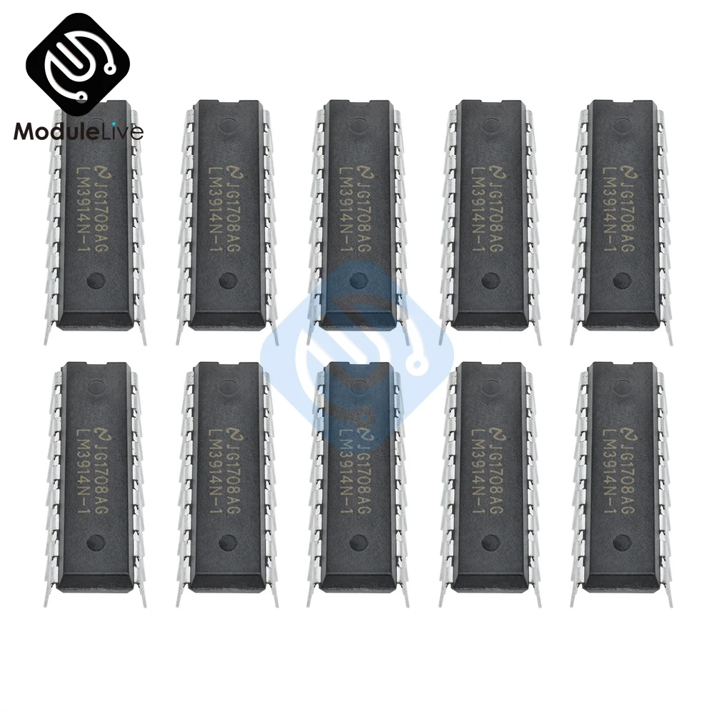 10 шт. LM3914 LM3914N DIP 18 светодиодный драйвер дисплей микросхемы IC новые оригинальные