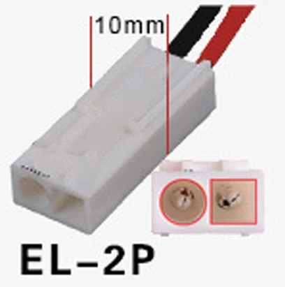 EL-2P Red in square 7,2 v 1800 mah NI-CD перезаряжаемая AA батарея для радиоуправляемого автомобиля корабля робота грузовика осветительные приборы игрушки батарея 7,2 v AA 1800 mah nimh - Цвет: EL-2P Red in square