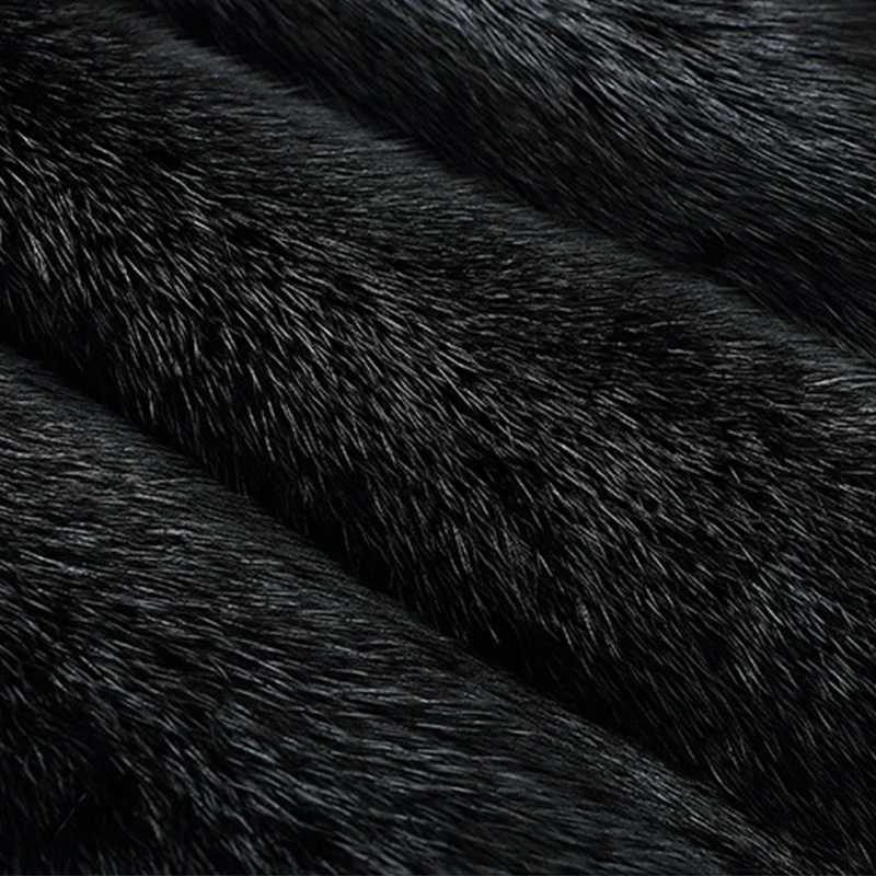 Шуба из белого меха новинка 2018 имитация норки модное пальто кроличьего женские