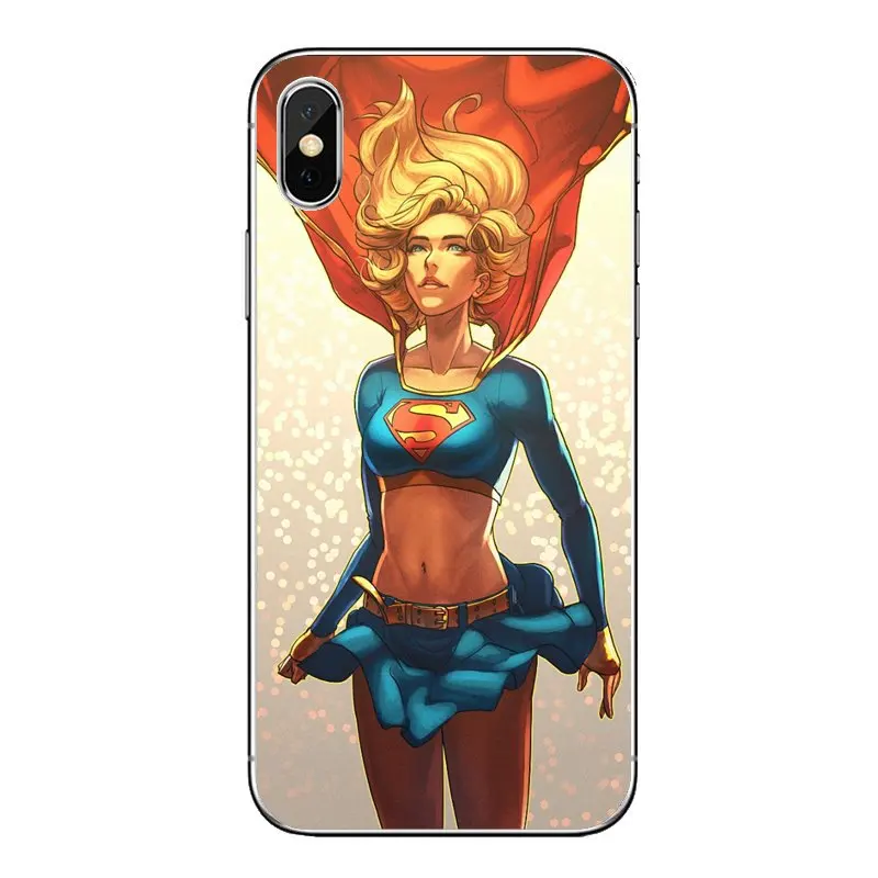 For Nokia 2 3 5 6 8 9 230 3310 2.1 3.1 5.1 7 Plus Supergirl Super Girl Ladies tyndall Pattern Transparent Soft Cases Covers |