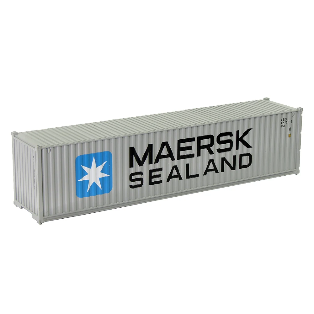 MAERSK SEALAND 3 шт. Хо масштабная модель поезда 40 футовый контейнер 40ft сборный дом с доставкой в грузовой вагон 1: 87 C8746 железной дороги - Color: MAERSK SEALAND