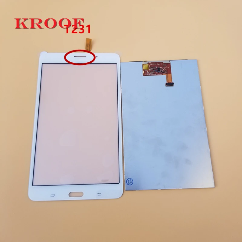 Для samsung Galaxy Tab 4 7 0 T230 T231 сенсорный экран дигитайзер стекло + ЖК дисплей панель