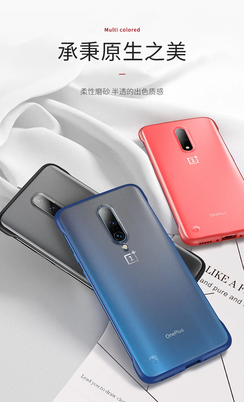 Для OnePlus 7 Pro Чехол Жесткий матовый прозрачный тонкий защитный чехол для one plus 7 pro 7pro 1+ 7 pro Чехол для телефона