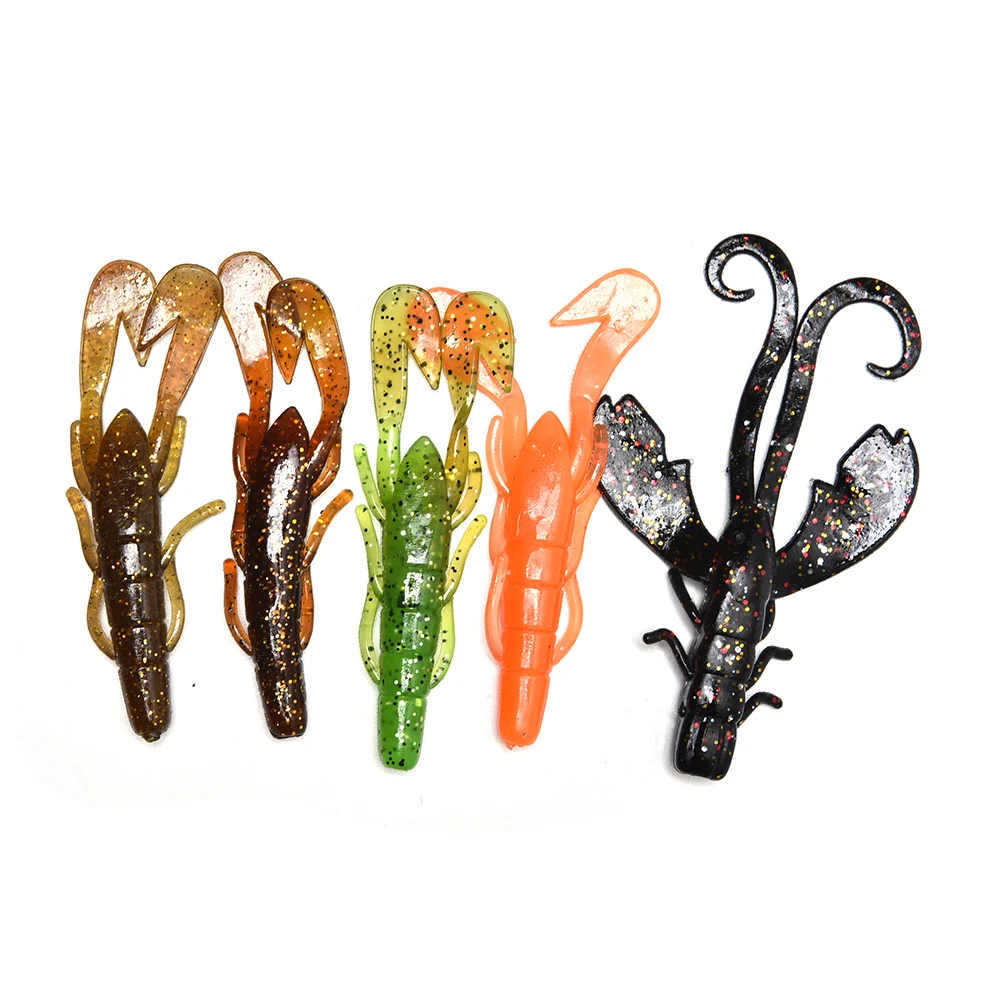 Рыбалка червь Swimbaits воблер Блесен Карп рыболовные снасти джиг 5 шт. искусственный
