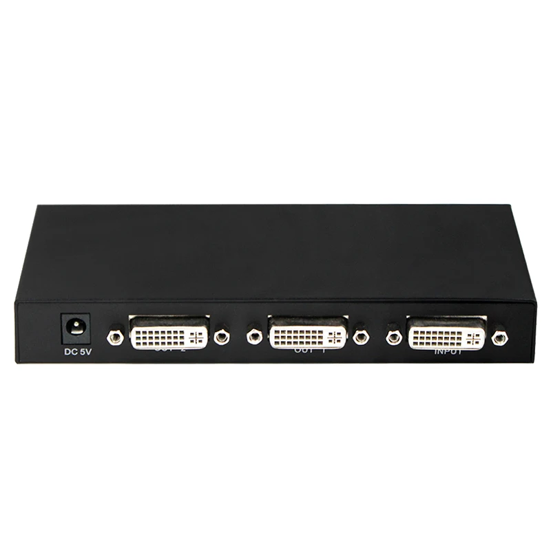 DVI разветвитель 1x2 DVI распределитель коммутатор 1 в 2 выход Full HD 1080P@ 60 Гц для проектора монитор компьютер графическая карта