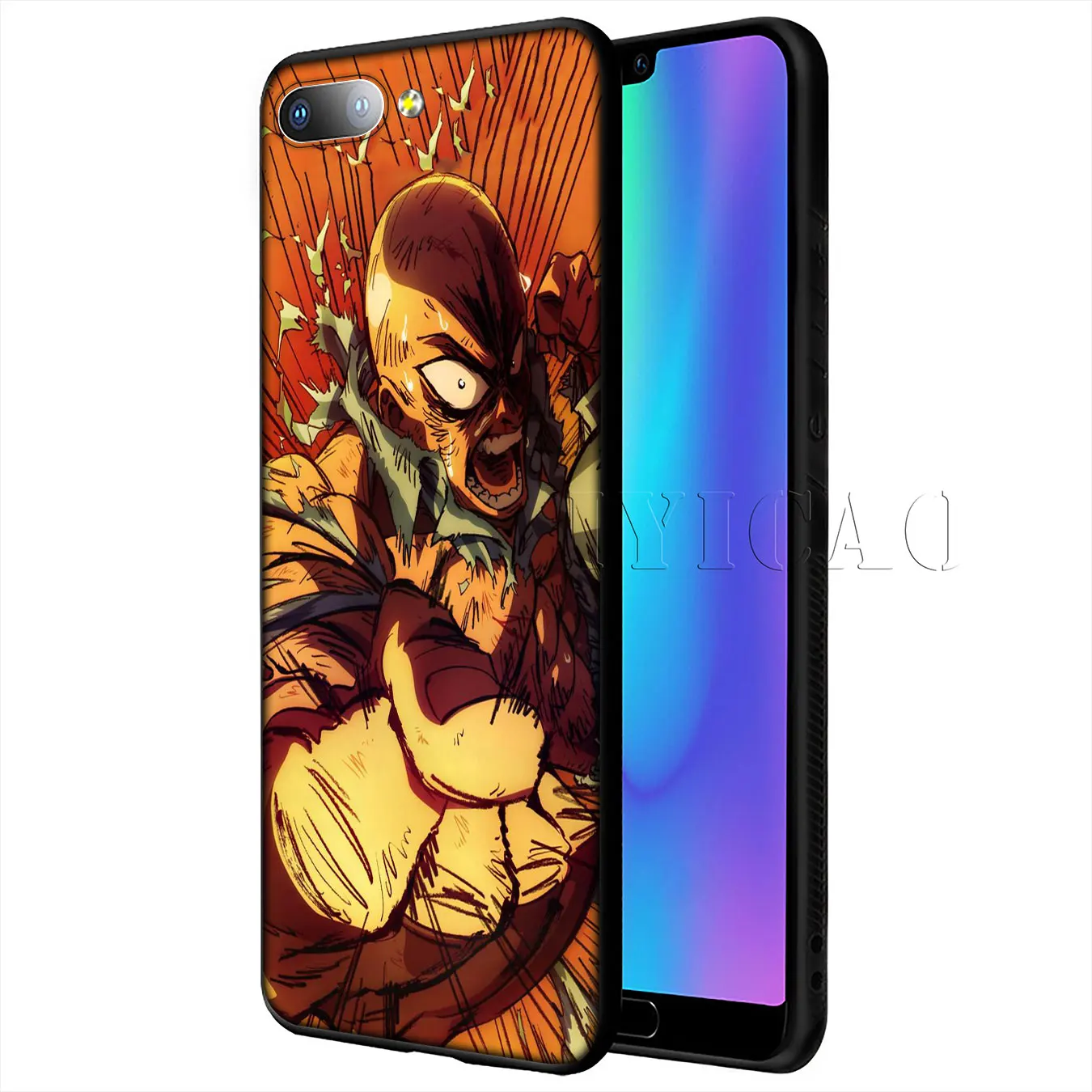 Мягкий чехол IYICAO с японским Аниме One Punch Man для Huawei Y9 Y7 Y6 Prime 2019 Honor 20 8C 8X 8 9 9X 10 Lite 7C 7X 7A