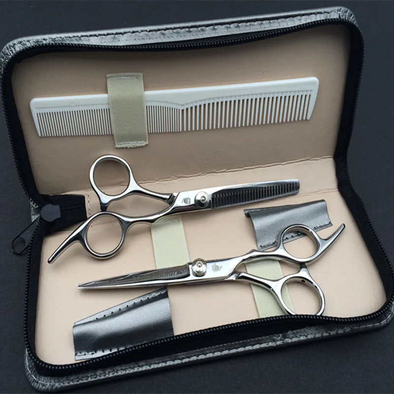 Профессиональные парикмахерские ножницы набор для стрижки волос 2 + сумка