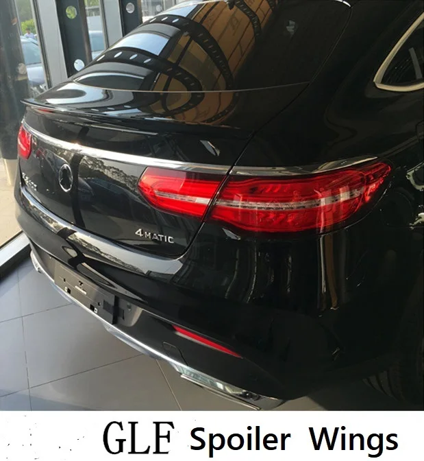 Черные задние Спойлеры на багажник крылья для Mercedes Benz W166 C292 GLE купе sport AMG GLE450 2015 2016