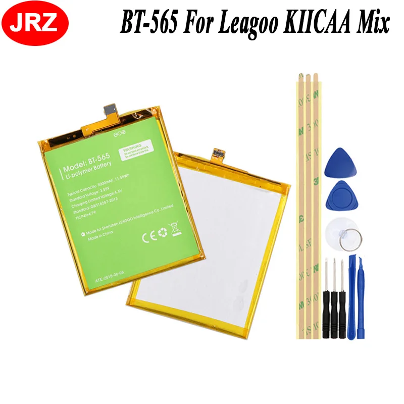 Аккумулятор JRZ для телефона Leagoo KIICAA Mix 3000 мАч 3 85 В высококачественные сменные
