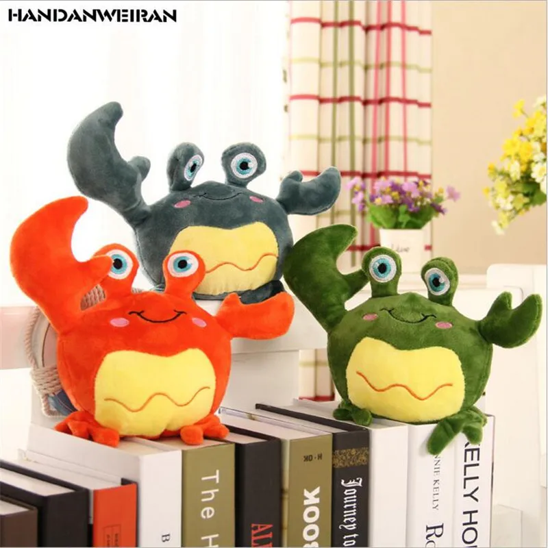 New 1PCS 18cm cute simulation crab doll Animal plush toys Little crab doll Ragdoll Children toy girlfriend gift Funny game toys new 1pcs 18cm cute simulation crab doll animal plush toys little crab doll ragdoll children toy girlfriend gift funny game toys
