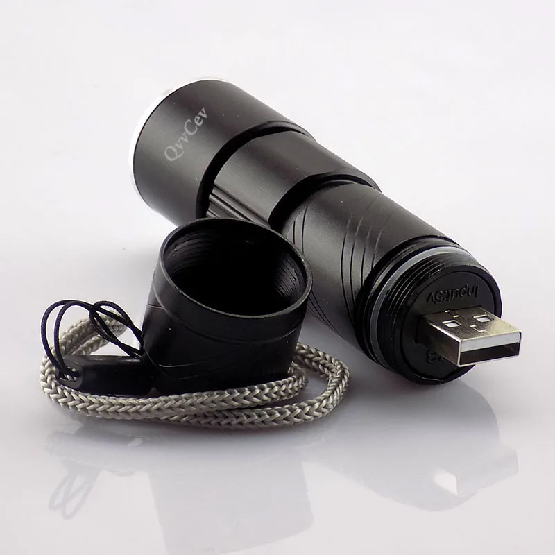 Портативный USB Перезаряжаемый Q5 светодиодный светильник вспышка светильник фонарь мощный мини Zoomable Linternas лампа с батареей для рыбалки