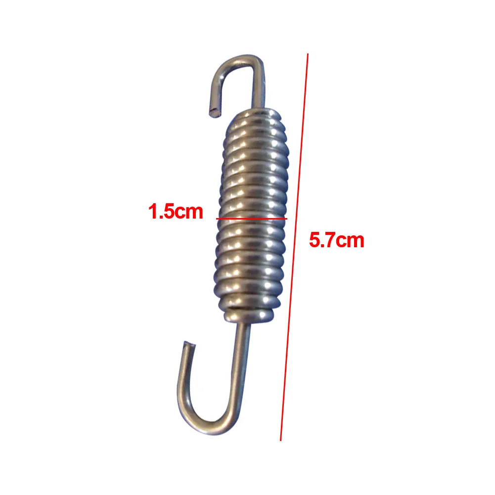 2 шт. Универсальный выпускной коллектор пружины мотоцикл замена трубы расширения