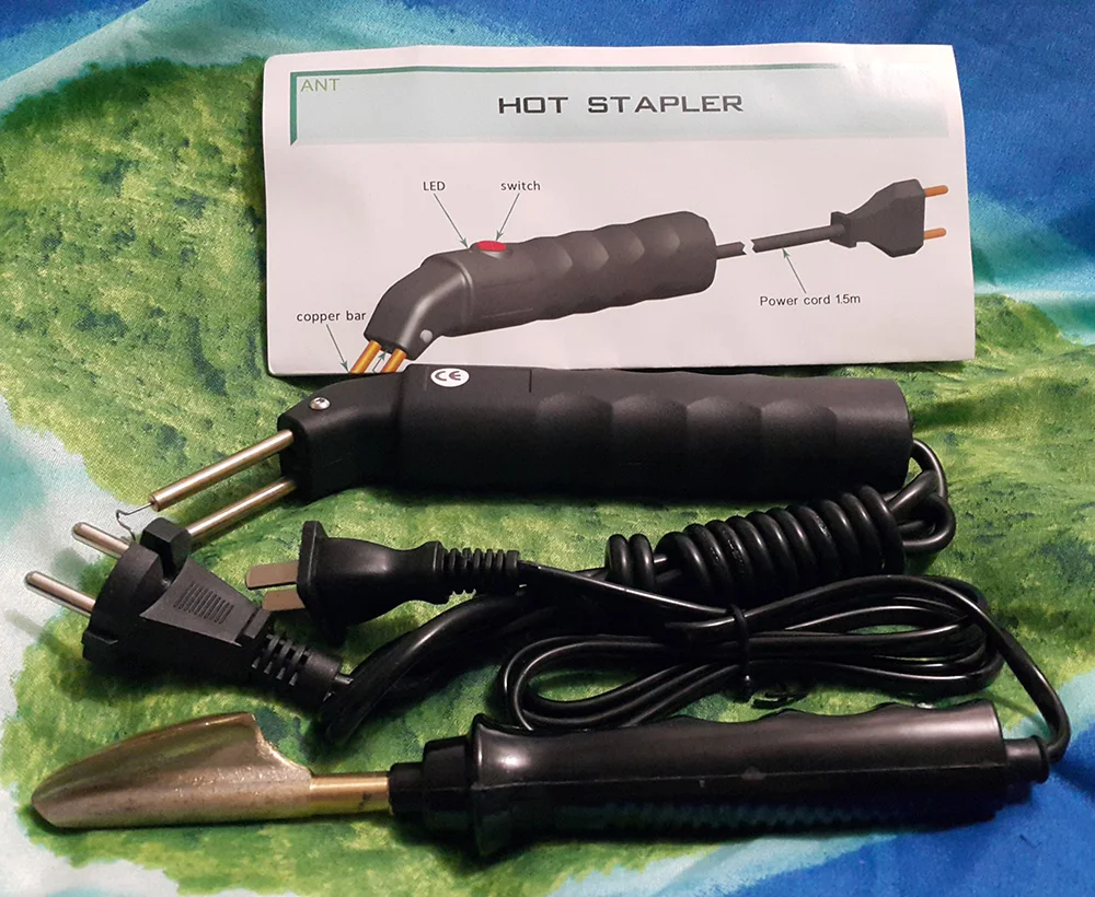 Комплект для ремонта автомобильного бампера горячий степлер пластиковый