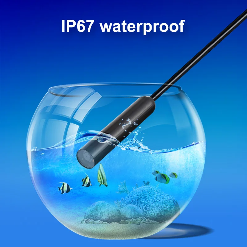 Камера Эндоскоп водонепроницаемая камера бороскоп IP67 480P HD объектив 10 мм 5 м 7 15 20 25