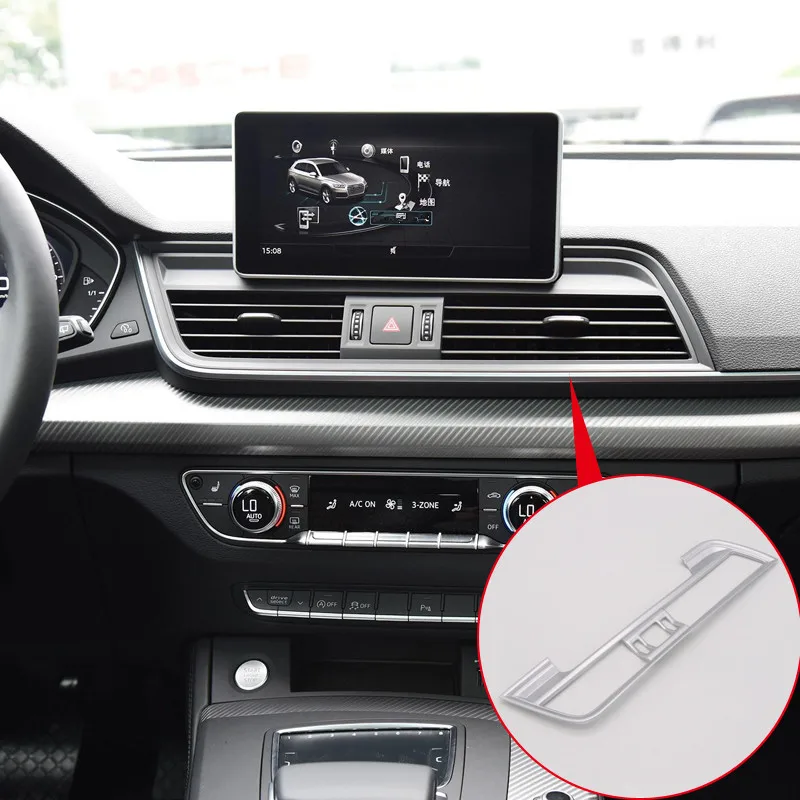 Роскошный хром из АБС дерева для Audi Q5 2018 все виды интерьерных аксессуаров Обложка