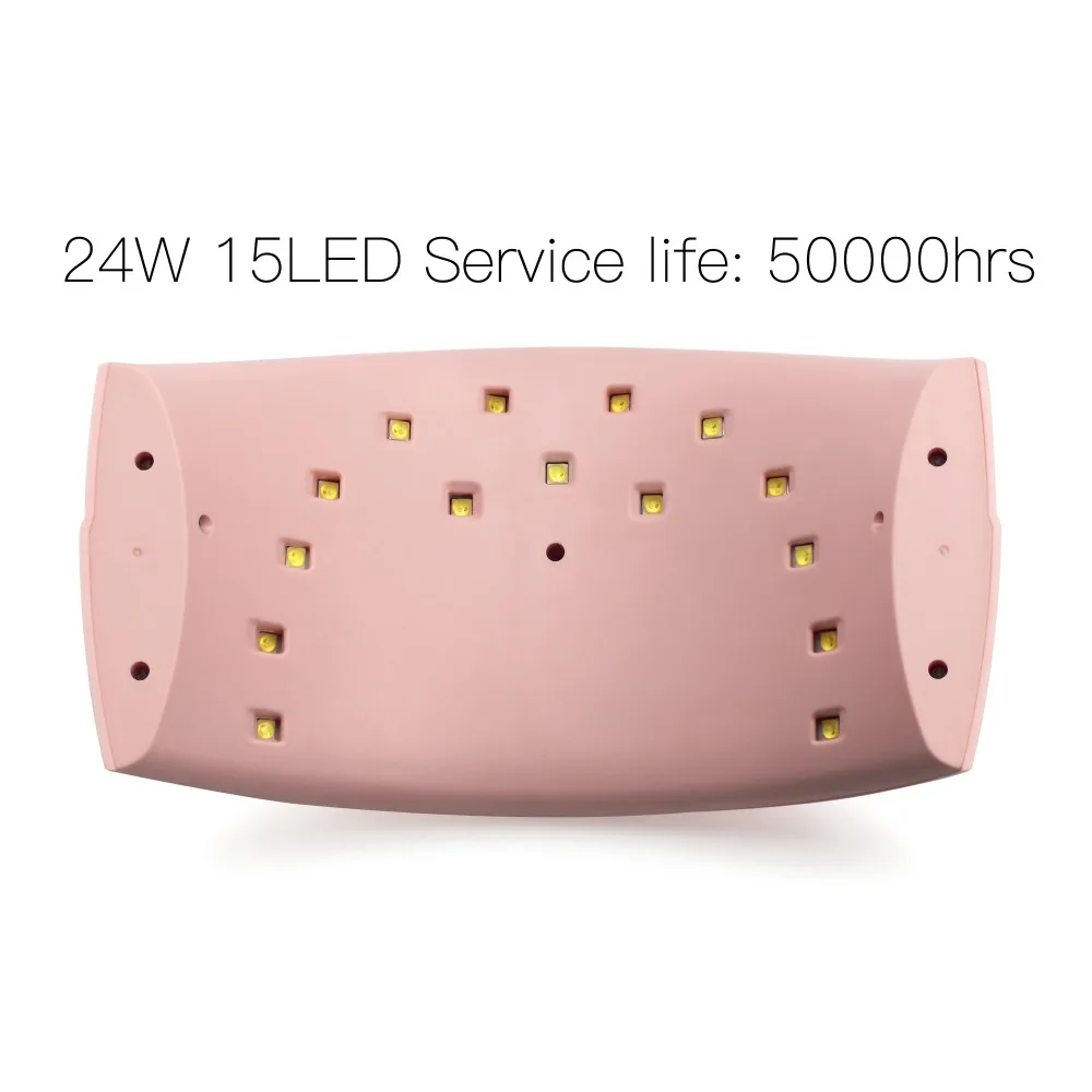 Бурано 24 Вт УФ светодиодный Гель лак лампа для ногтей Сушилка отверждающий свет