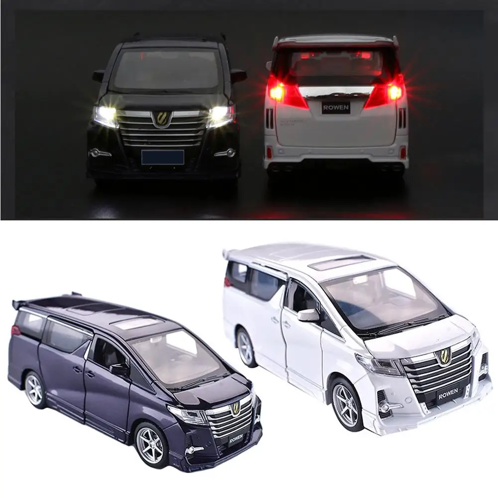 Коллекция 1/32 года мини автомобиль с откидной крышкой для Toyota Alphard светильник кой