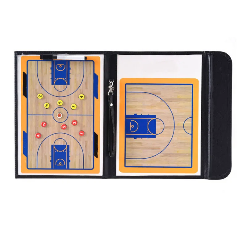 

Professional Basketball Coaching Board Double-sided Coaches Clipboard Dry Erase w/marker Basketball Tactical Board 2019
