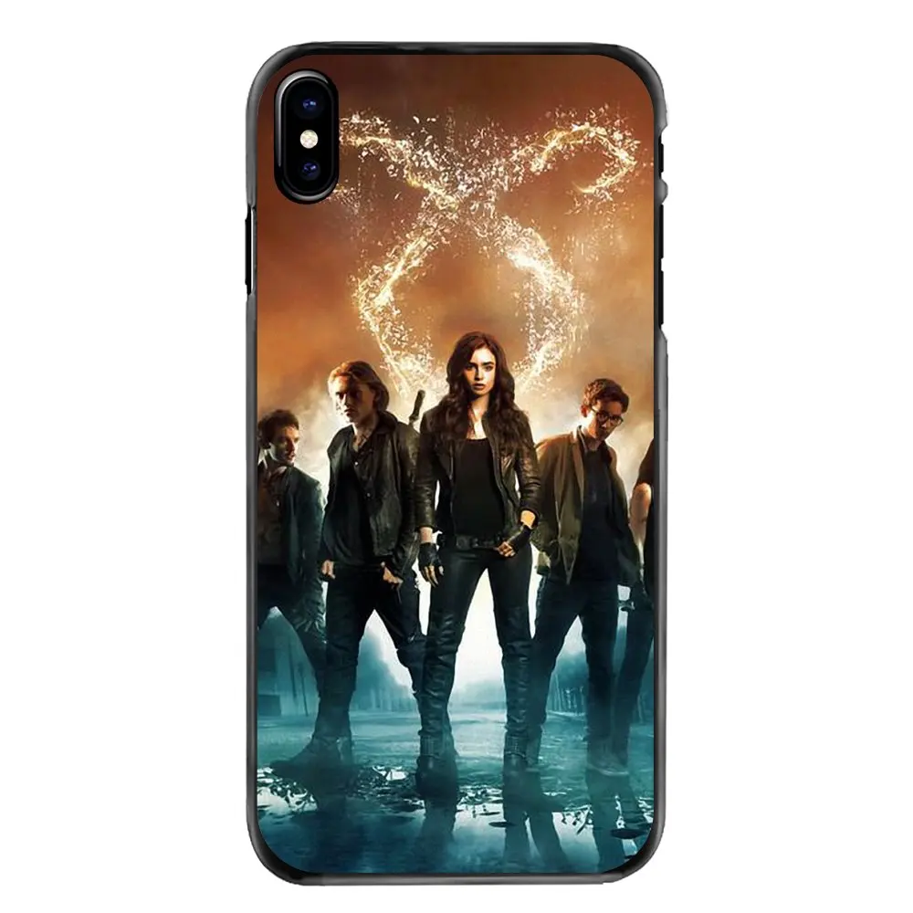Чехлы для сумеречных инструментов Город костей Shadowhunter Iphone 4 4s 5 5S 5C SE 6 S 7 8 Plus X XR XS Max