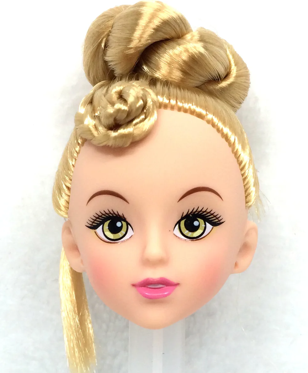 NK One Pcs Doll Fashion Head Golden Hair DIY Accessories For Barbie Kurhn Best Girl' Gift Child Toys 024C | Игрушки и хобби