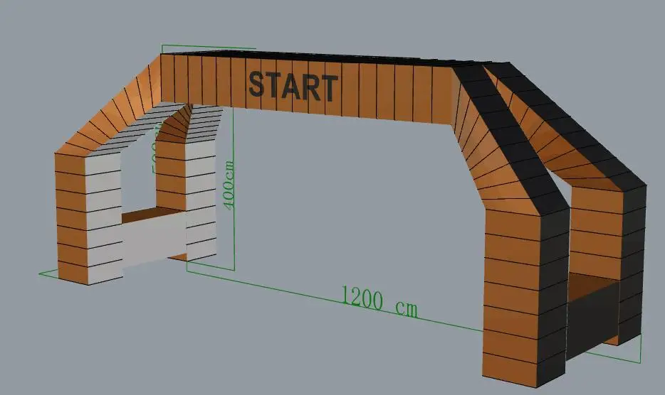 12x5x4 м надувная АРКА арка билборд событие вход порт ПВХ брезент отделка старт airgate