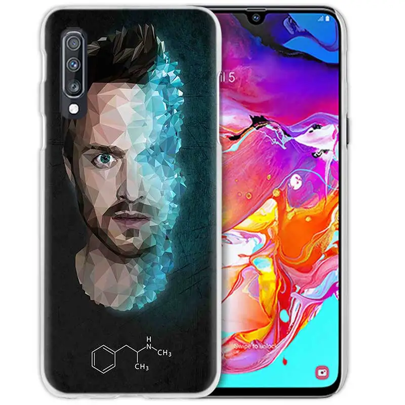 06 Чехол с принтом «во все тяжкие» чехол для samsung Galaxy A50 A70 A20e A40 A30 A20 A10 A8 A6 плюс A9 A7 жестркий прозрачный пк чехлы для телефона с бумажником и крышка - Цвет: 06