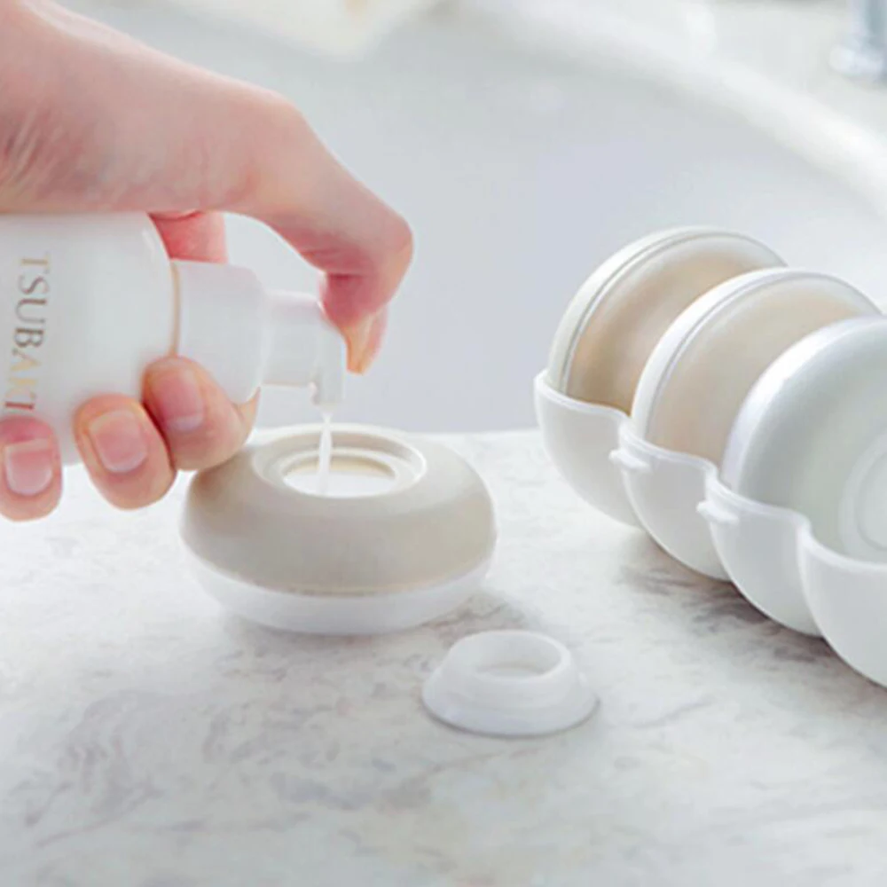 4 шт./компл. портативная коробка для хранения жидкого мыла путешествий гель душа