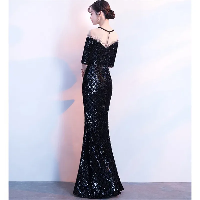 Вечернее платье с блестками длинное вечернее vestido de festa longo robe soiree vestidos novia abendkleider