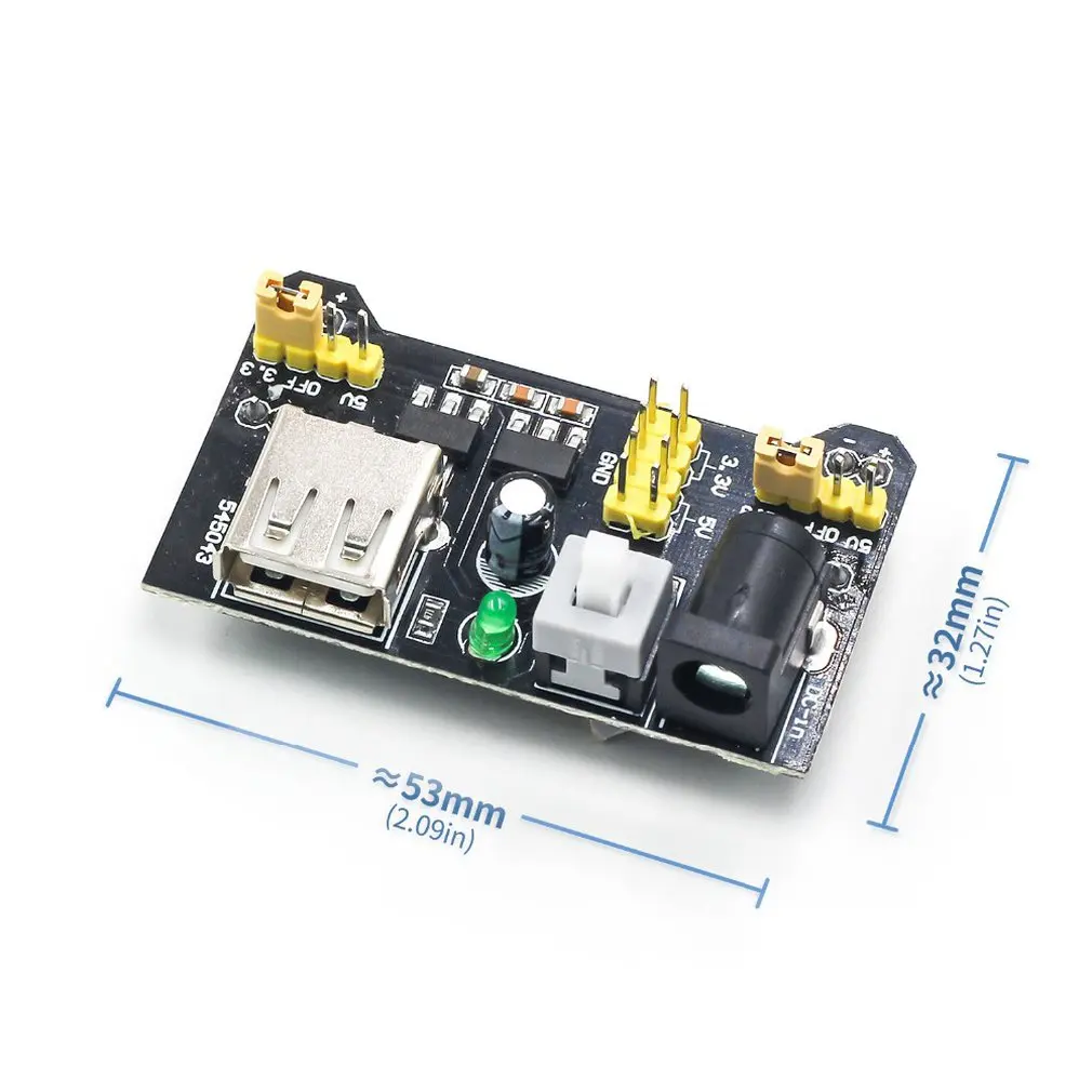 Макетный блок питания Mb 102 двухсторонний 5V3. 3 в выход постоянного
