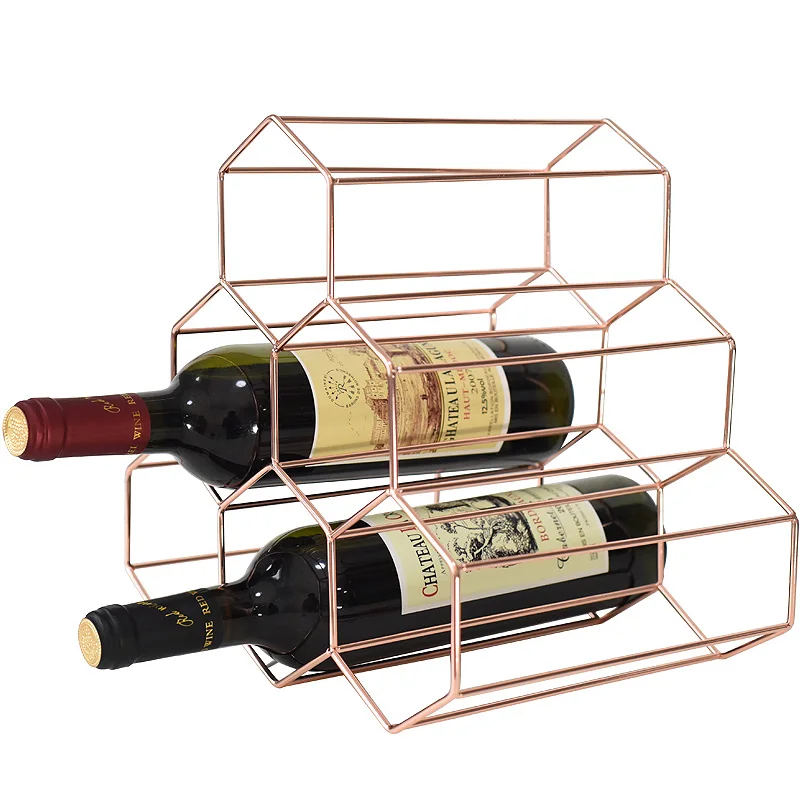 Скандинавская простая Винная стойка креативный сотовый держатель для вина