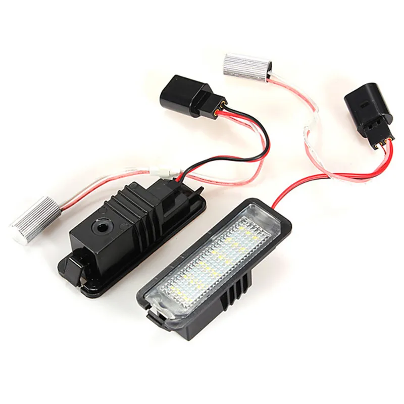 2 шт. светодиодные чипы 18 SMD для номерного светильник ка VW/Golf Mk4/MK5/Passat/Polo|passat